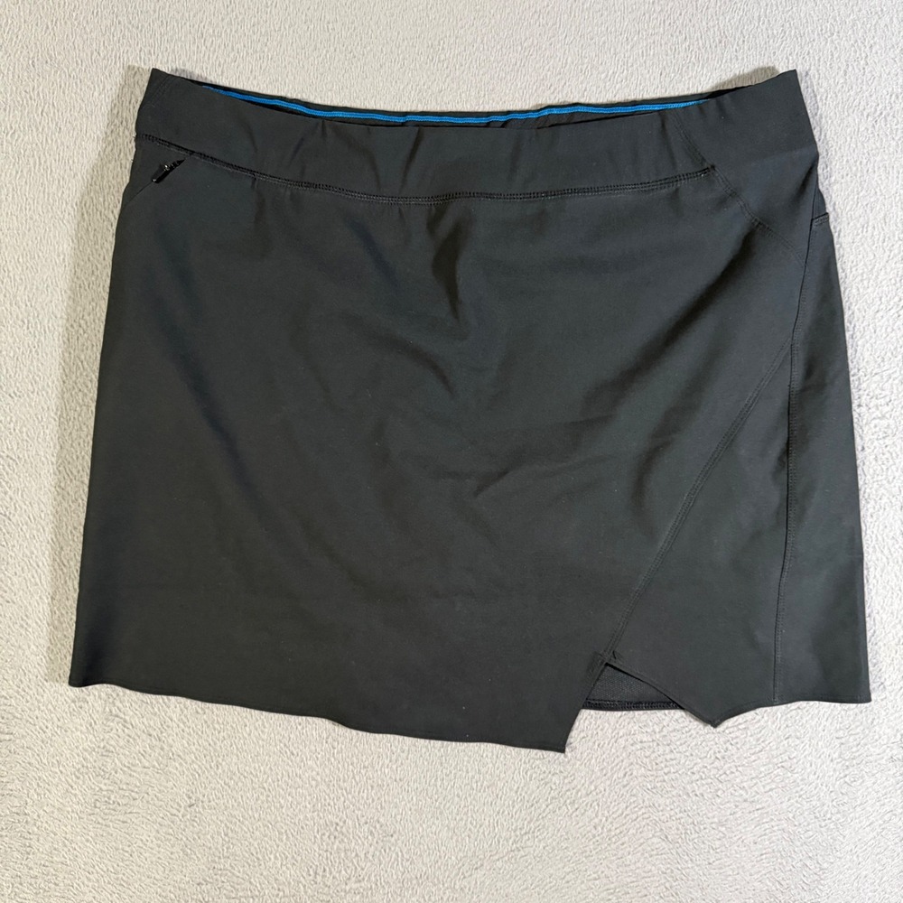 Columbia Skort Womens XL Black Athletic Omni Shield Advanced Repel Activewear‎